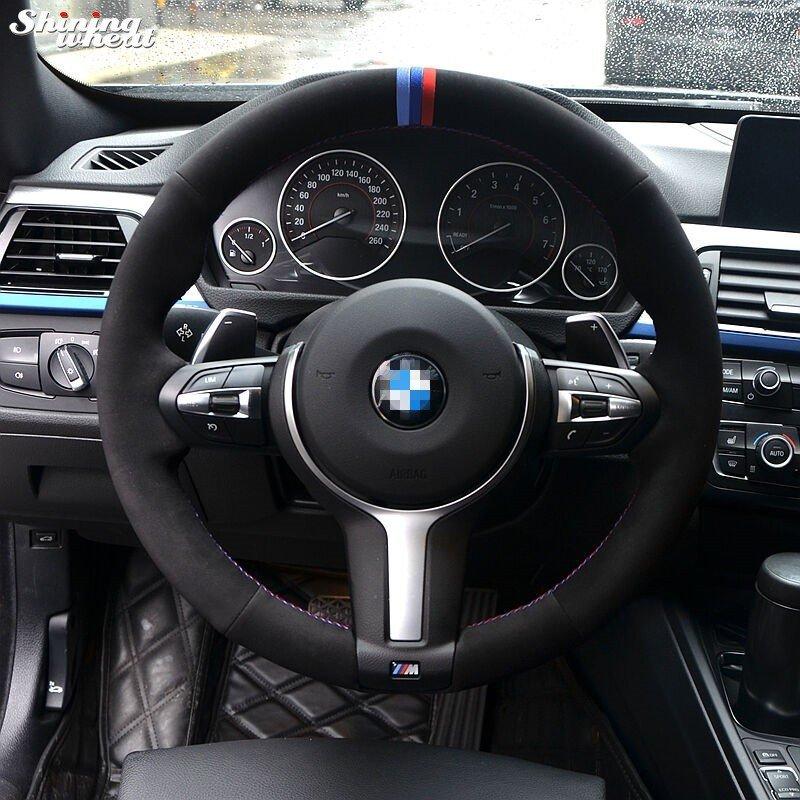 ステアリング BMW スエード ホイールカバー BMW F33 428i 2015 F30 320d 328i 330i 2016 M3 M4 2014-2016 アシストグリップ