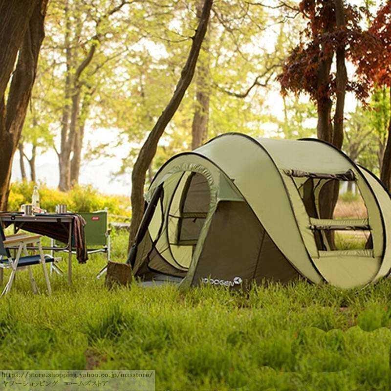 キャンプ用品 テント アウトドア ドーム型 スーパー自動 5-6 人韓国ブランド ビルディング アカウント