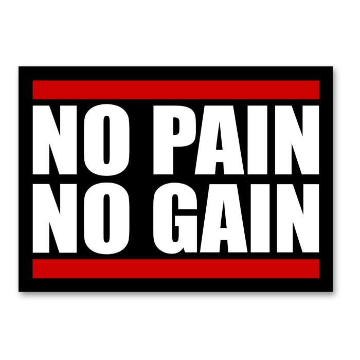 No Pain No Gain ステッカー 送料無料 シール 筋トレ 防水加工 教訓 日本製 トレーニング 筋肉 かっこいい スポーツ おしゃれ 格闘技 ボディビル Stk057 バーチャファイトクラブ Yahoo 店 通販 Yahoo ショッピング