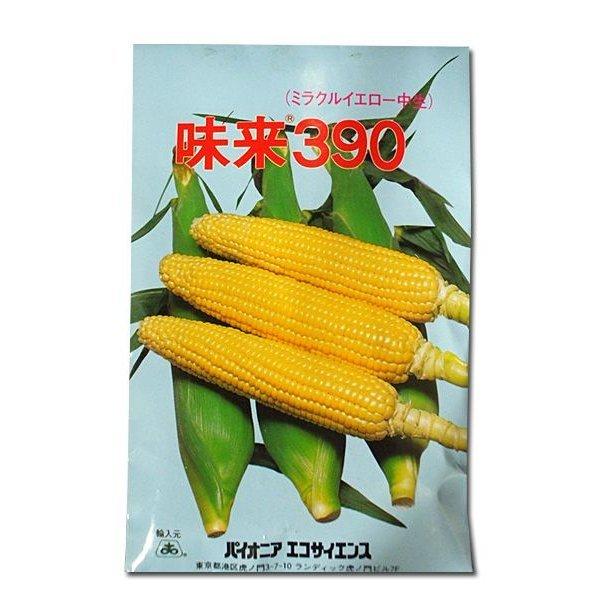 野菜の種/種子 味来390・みらい とうもろこし トウモロコシ 野菜の種/種子 味来390・みらい とうもろこし トウモロコシ