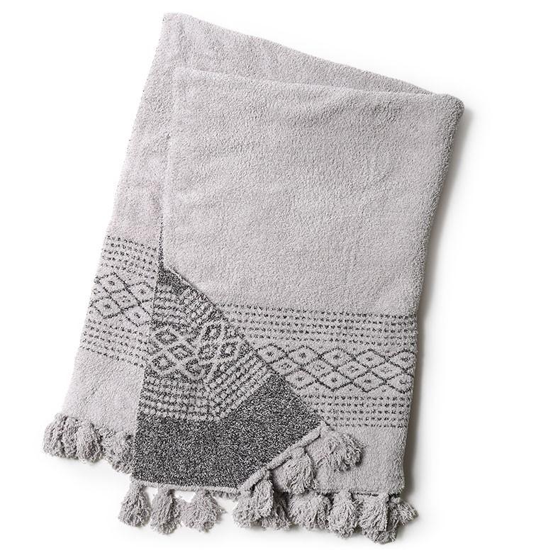 ベアフットドリームス ブランケット 大判 フリンジ レビュー【返品不可  