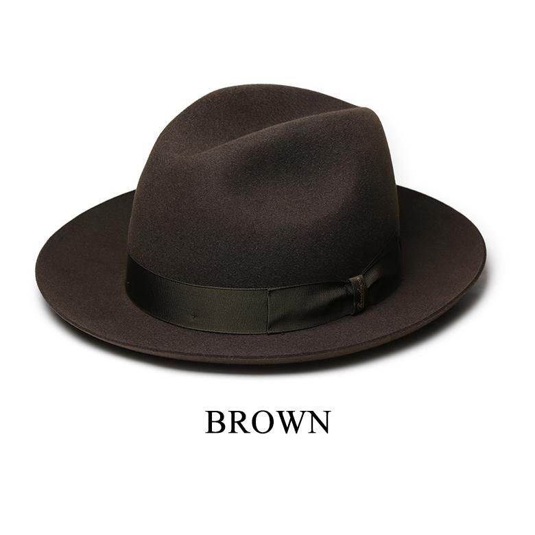 ボルサリーノ フェルトハット マレンゴ ラザート BORSALINO MARENGO つば長め 6.5cm｜viajero-chocolat｜10