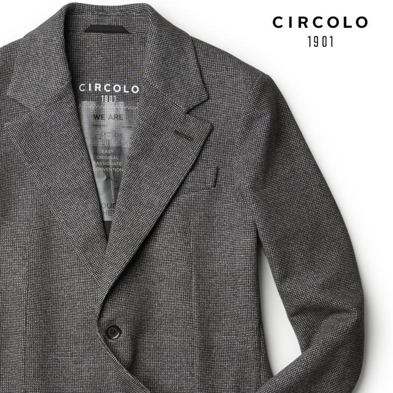 CIRCOLO 1901 チルコロ ジャージージャケット 千鳥格子 ハウンド 