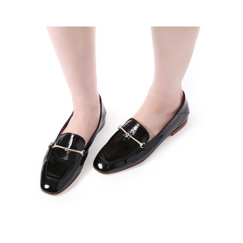 FABIO RUSCONI ファビオルスコーニ ローファー エナメル