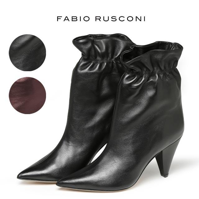 FABIO RUSCONI ブーツ37 FABIO RUSCONI（ファビオルスコーニ） ブーツ ショートブーツ ファビオ