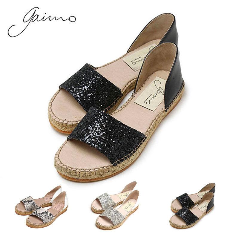 ガイモ サンダル エスパドリーユ ラメ 返品不可 W30 Gaimo M Viajero 通販 Yahoo ショッピング