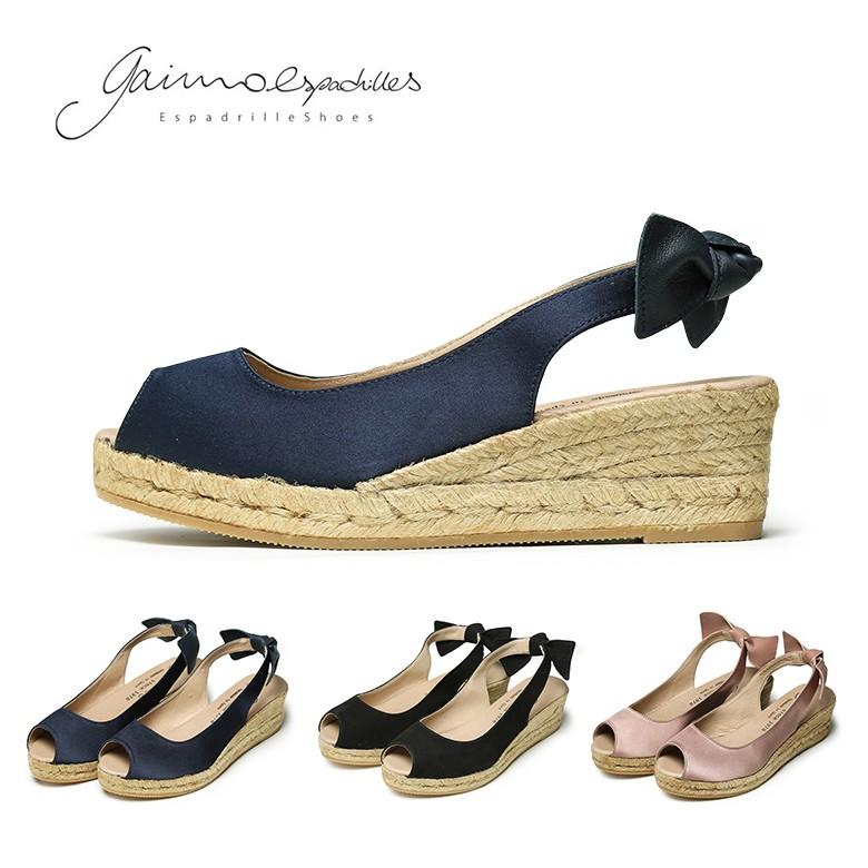 ガイモ サンダル ウェッジ リボン エスパドリーユ Gaimo T Viajero 通販 Yahoo ショッピング