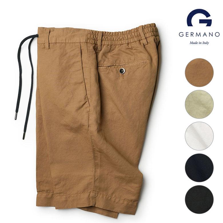 GERMANO（ジェルマーノ） ショートパンツ ドローコード 製品染め