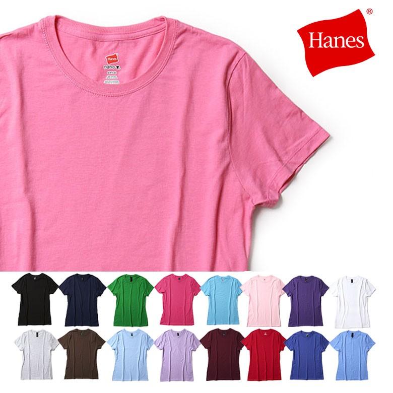 ヘインズ Tシャツ レディース カラー クルーネック Hanes A Viajero 通販 Yahoo ショッピング