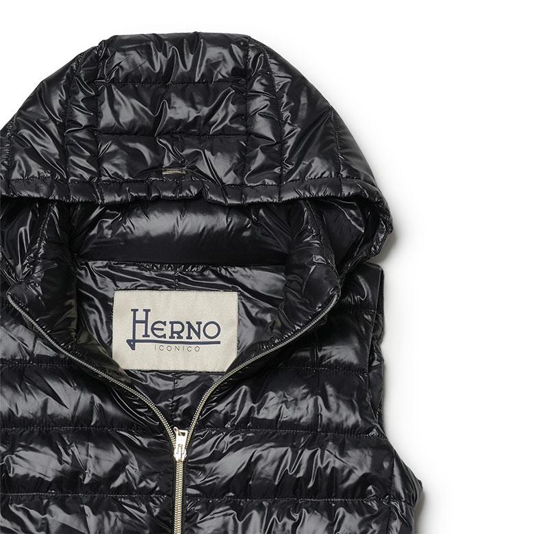 HERNO ヘルノ レディース ダウンベスト インナーダウン Aライン HERNO ヘルノ レディース ダウンベスト インナーダウン Aライン
