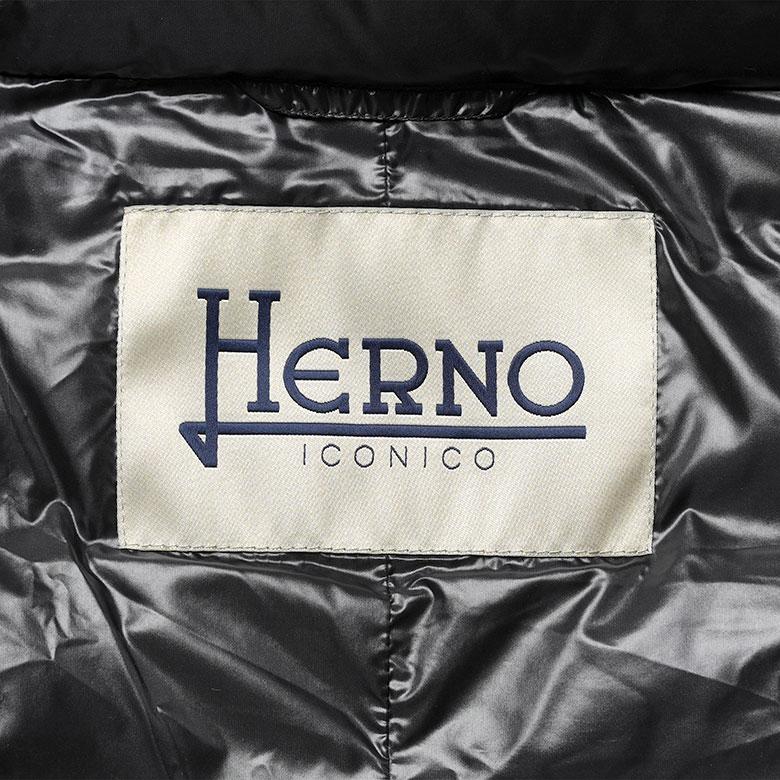 ヘルノ レディース ダウンベスト インナーダウン Aライン フード付き ハーフ丈 ミドル丈 HERNO  【返品不可】の画像