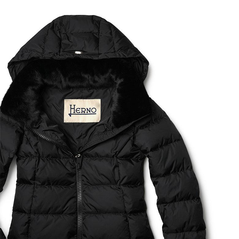 HERNO ヘルノ ダウン レディース ダウンコート ファー付き HERNO ヘルノ ダウン レディース ダウンコート ファー付き