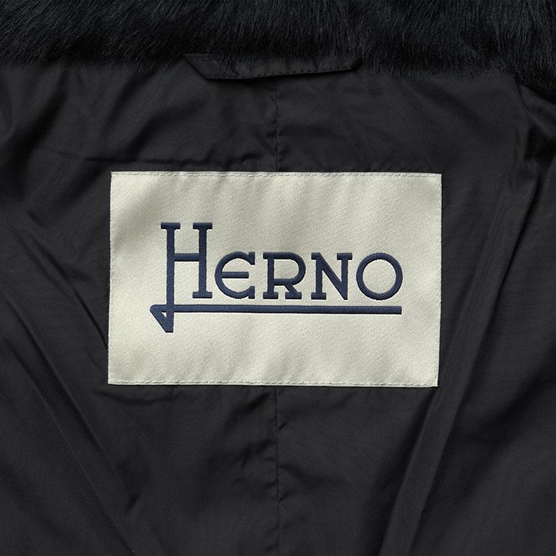 HERNO（ヘルノ） ダウン レディース ダウンコート ファー付き ロング丈