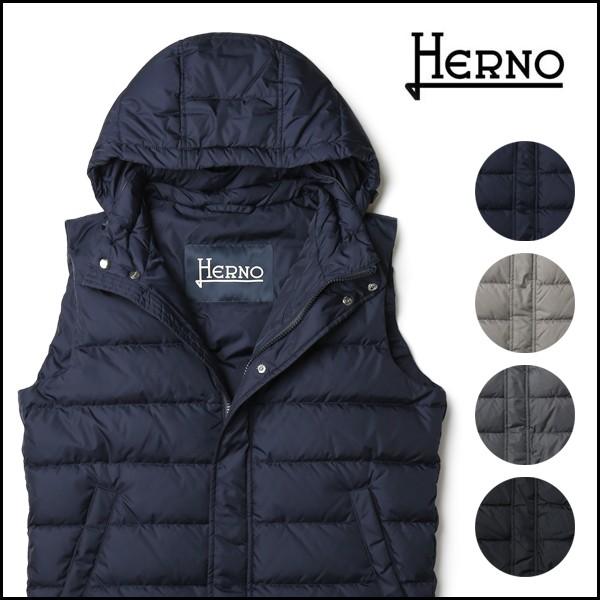 HERNO（ヘルノ） ダウン メンズ ベスト 2017 秋冬 防水 撥水 軽量 PI362U : VIAJERO - 通販 - Yahoo ...