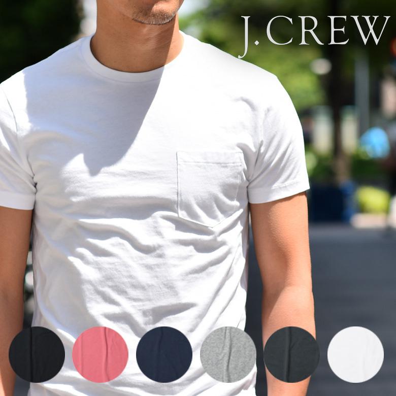 J.CREW JCREW 半袖 メンズ Tシャツ ポケット クルーネック レビュー 