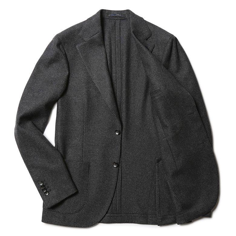 LARDINI ラルディーニ ジャケット ツイード バーズアイ ブレザー LARDINI ラルディーニ ジャケット ツイード バーズアイ ブレザー