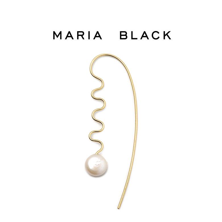 MARIA BLACK ゴールドパールピアス MARIA BLACK（マリアブラック） ピアス 片耳 ゴールド パール 返品