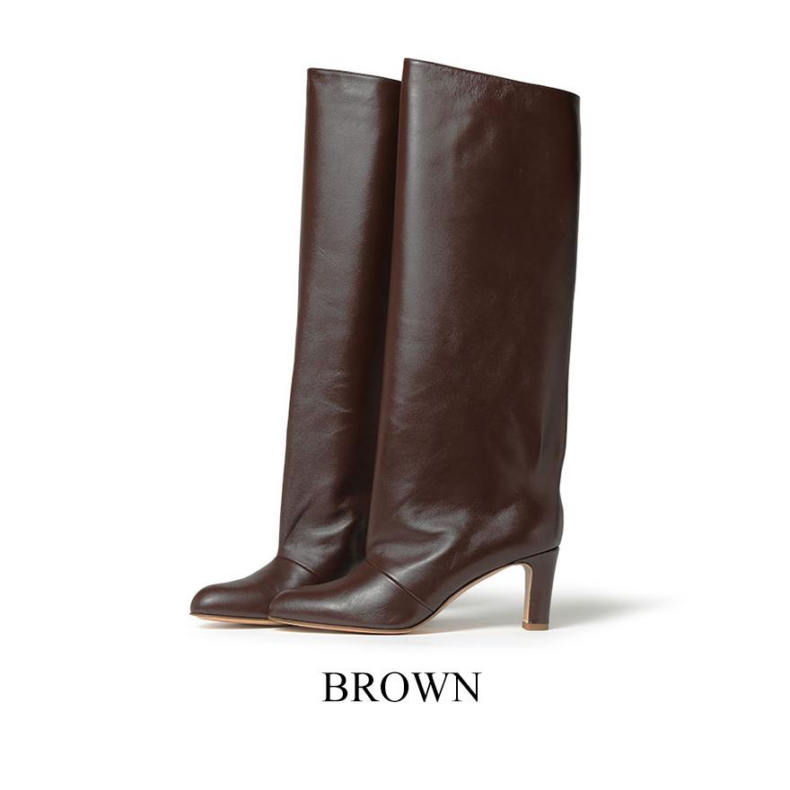 ネブローニ / ロングブーツ / レザー / ヒール6.5cm / 秋冬 / 試着送料 ...