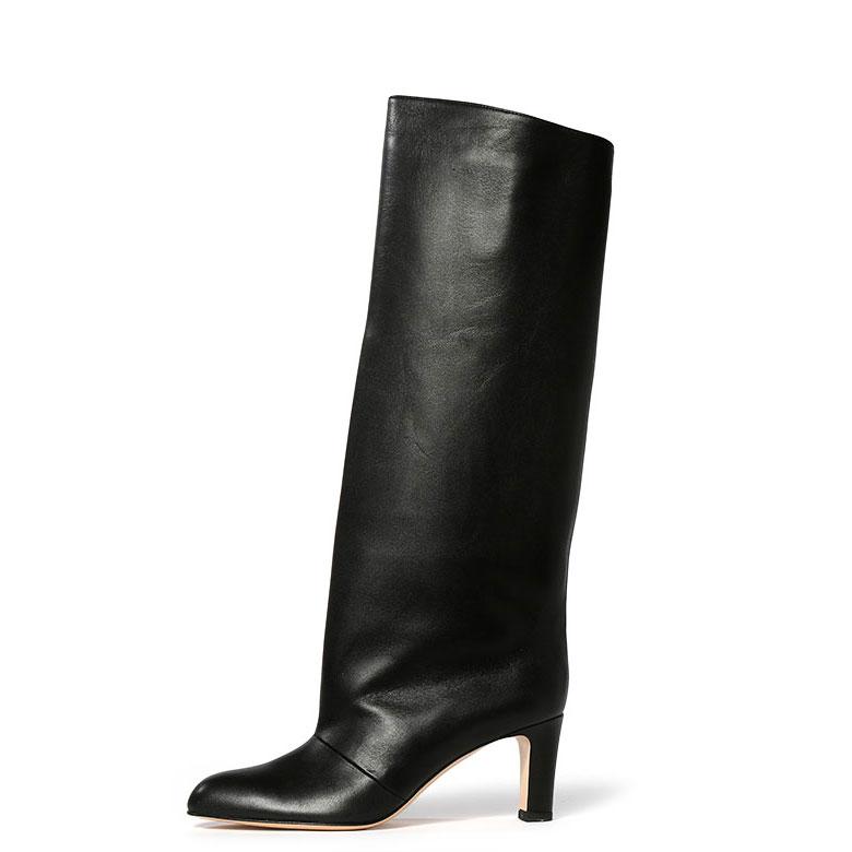 ネブローニ / ロングブーツ / レザー / ヒール6.5cm / 秋冬 / 試着送料 ...