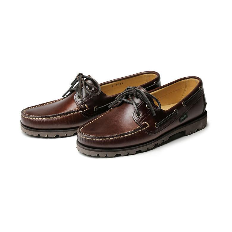 往復送料無料パラブーツ マロ デッキシューズ Paraboot レイドソール