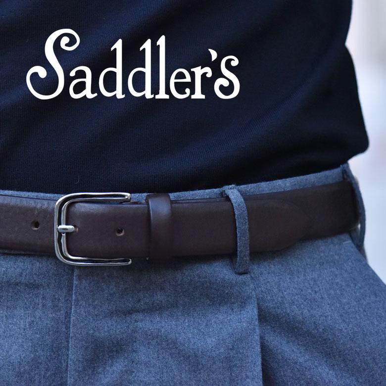 72%OFF!】 サドラーズ ウエスタン ベルト 2.5cm 牛革 シンプル バックル G116 プンターレ Saddler's メンズ 