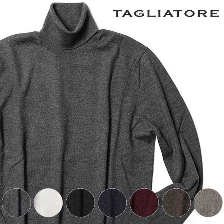 TAGLIATORE タリアトーレ ニット タートルネック ウール ソリッド 