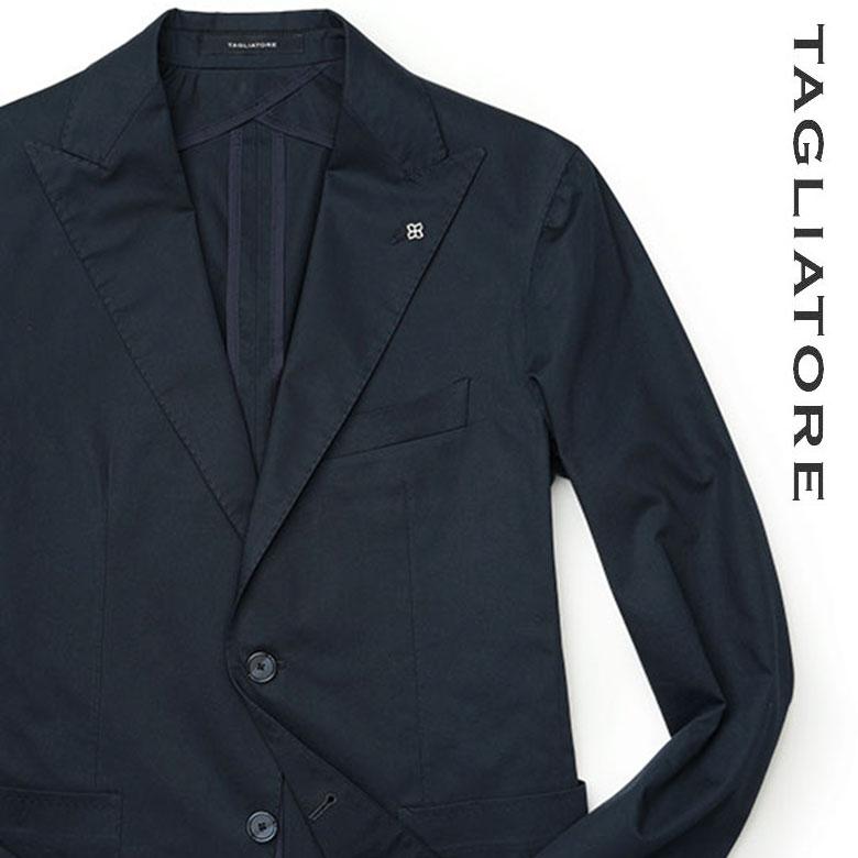 TAGLIATORE タリアトーレ ジャケット ピークドラペル コットン TAGLIATORE タリアトーレ ジャケット ピークドラペル コットン