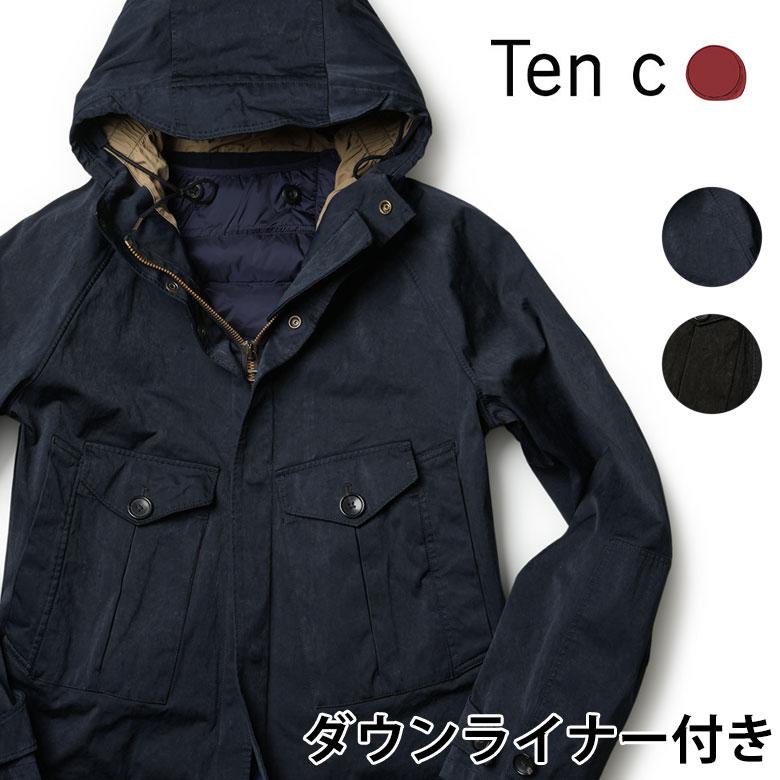 Ten-C テンシー テンペストアノラック ダウンライナー付き Ten-C テンシー テンペストアノラック ダウンライナー付き