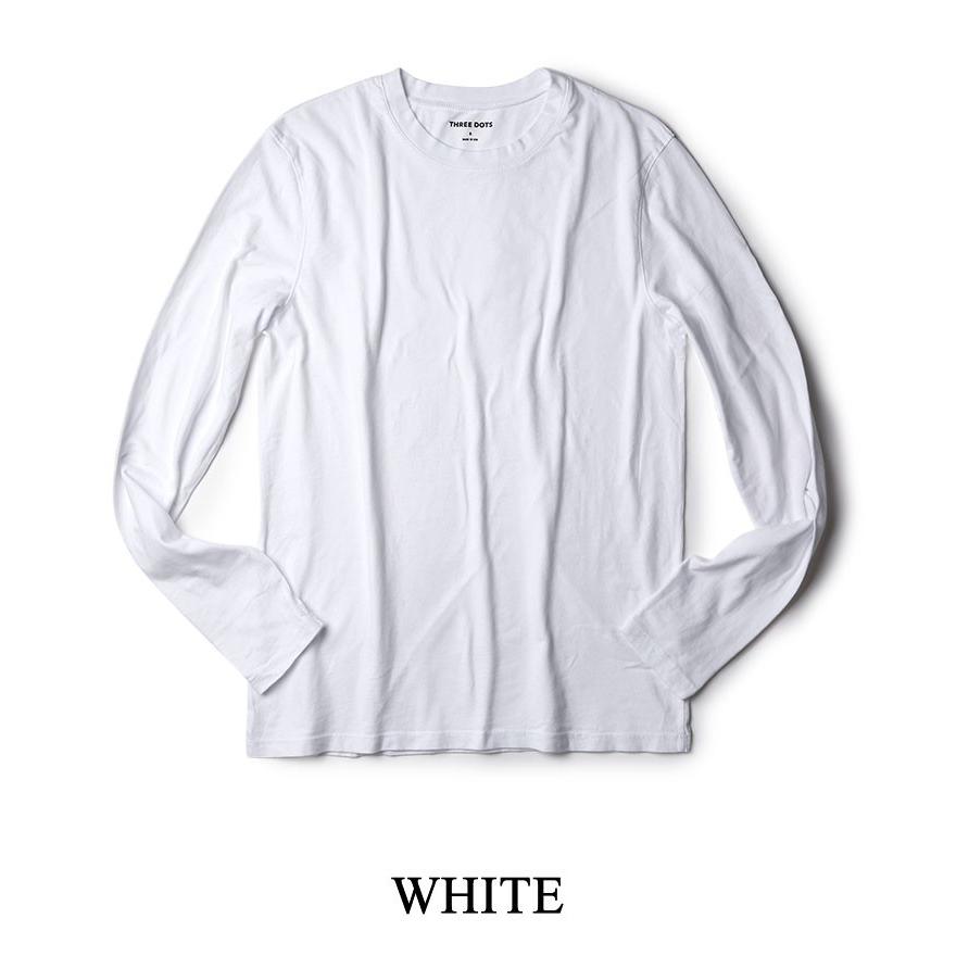 Three Dots スリードッツ メンズ Tシャツ 長袖 クルーネック ロンt Threedots M Viajero 通販 Yahoo ショッピング