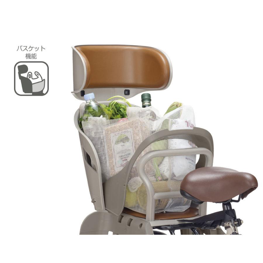【5回未満】OGK ヘッドレスト付リヤキッズシートRBC-019DX ブラウン 24日迄 +5％ .OGK RBC-019DX うしろ子どものせ 樹脂製で軽い