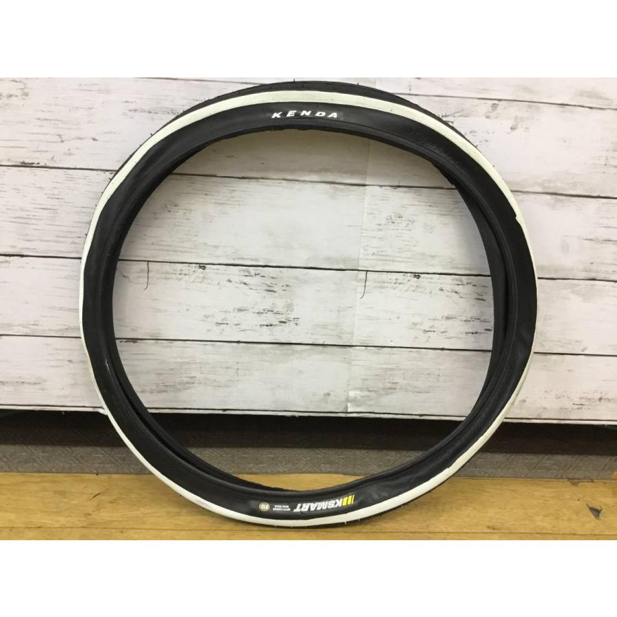自転車 タイヤ カラータイヤ ホワイト 1 35 Kenda 小径車 ミニベロ 折り畳み車 Taye Bkwh Vianovaヤフー店 通販 Yahoo ショッピング