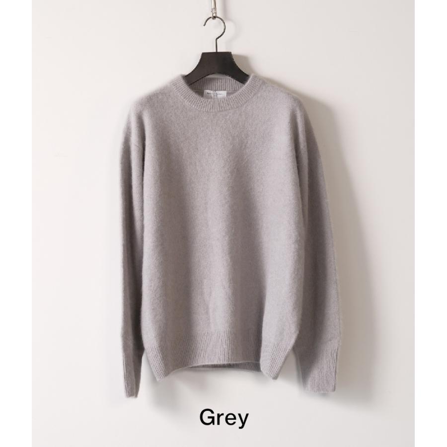 【RENCONTRANT｜レンコントラント】FOX WOOL CREW NECK　フォックスウールクルーネック　ブラック　グレー　ネイビー　トップス　長袖【10058】 |  | 14