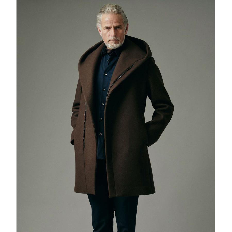 【junhashimoto|ジュンハシモト】WRAP COAT　ラップコート　アウター　メンズ　S　M　L　XL　ネイビー　ブラック【1012520002】 |  | 01