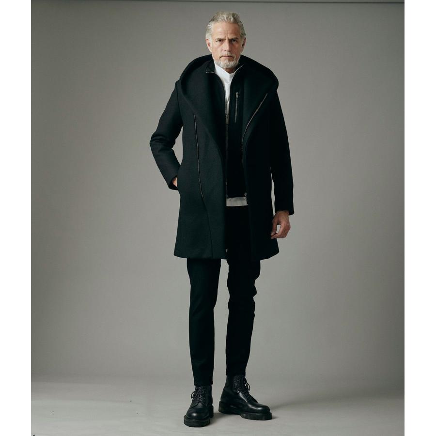 【junhashimoto|ジュンハシモト】WRAP COAT　ラップコート　アウター　メンズ　S　M　L　XL　ネイビー　ブラック【1012520002】 |  | 04