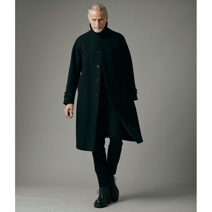 【junhashimoto|ジュンハシモト】MELTON BAL COLLAR COAT　コート　アウター　ブラック　黒　メンズ　M　L　XL【1012520006】 |  | 03
