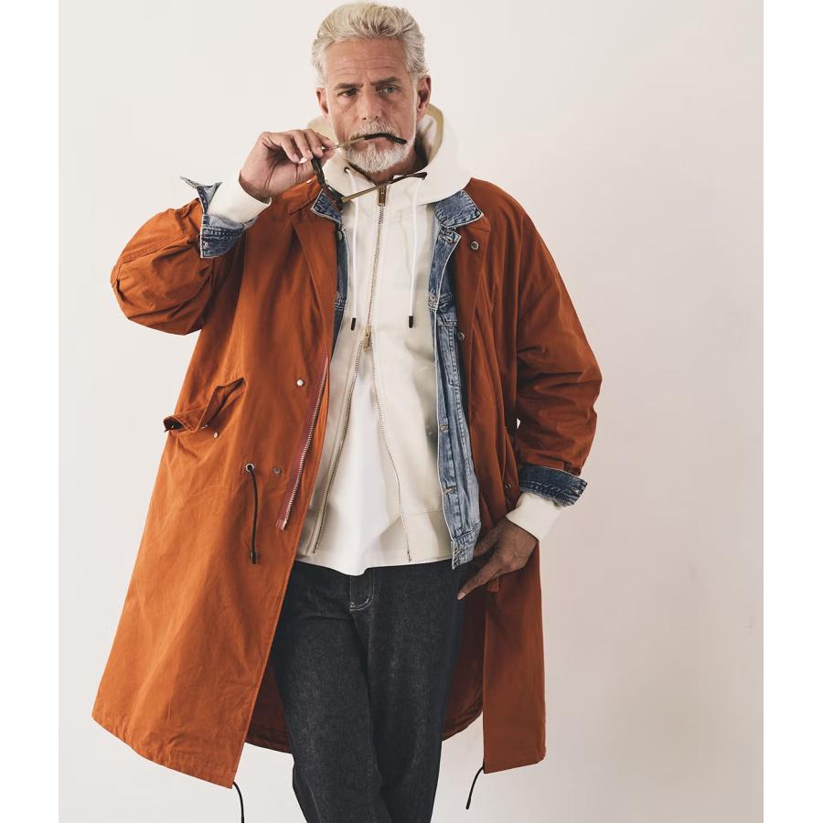 【junhashimoto｜ジュンハシモト】モッズコート M65 MODS COAT オレンジ カーキ コットン ナイロン ミリタリー メンズ 30代 40代 カジュアル【1012620005】 |  | 05