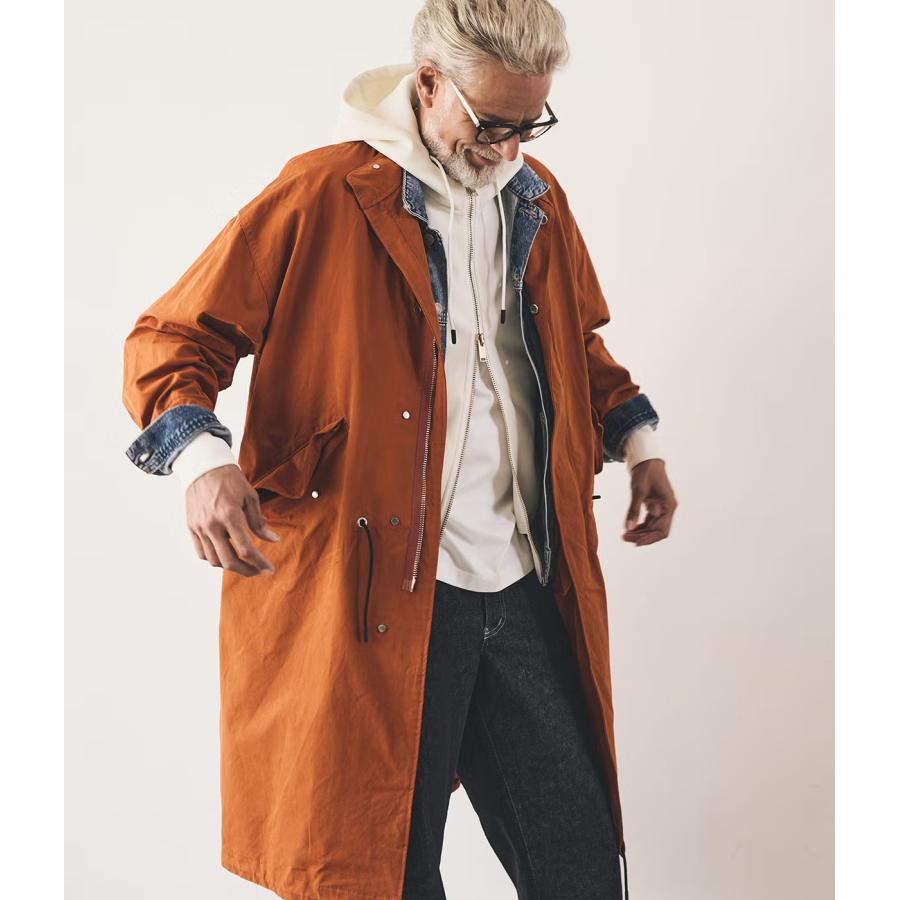 【junhashimoto｜ジュンハシモト】モッズコート M65 MODS COAT オレンジ カーキ コットン ナイロン ミリタリー メンズ 30代 40代 カジュアル【1012620005】 |  | 06