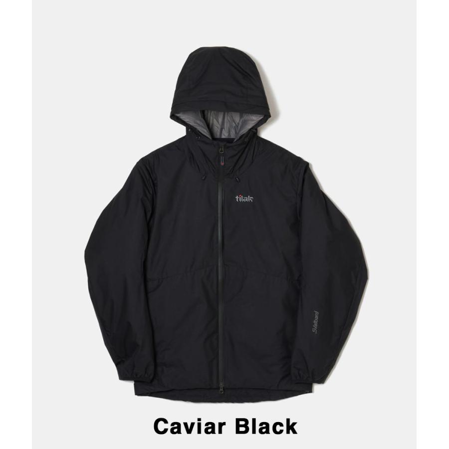 【tilak｜ティラック】スヴァールバルジャケット Svalbard Jacket キャビアブラック フィグ オブシディアン グレープリーフ 撥水 軽量 防風 保温 快適【10128】 |  | 10