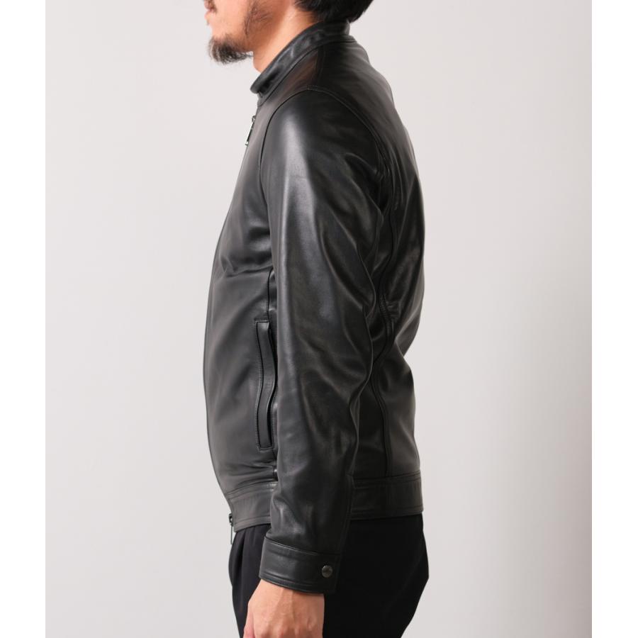 junhashimotoブラック ジャケット EMMETIコラボ】【junhashimoto|ジュンハシモト】JURI レザージャケット