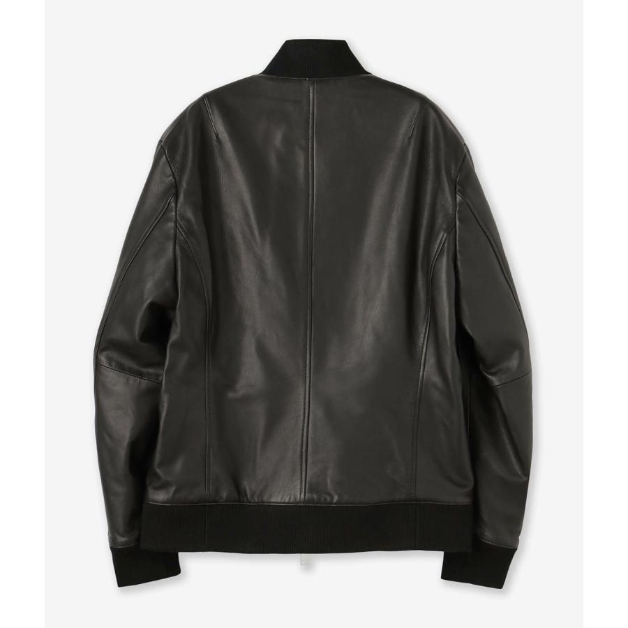 【junhashimoto｜ジュンハシモト】LEATHER MA-1　レザージャケット　アウター　ブラック　ダークブラウン　S　M　L　XL　メンズ【1022520004】 |  | 07