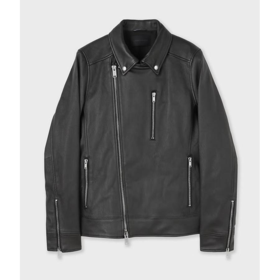 【junhashimoto｜ジュンハシモト】ダブルインナーライダース DOUBLE INNER RIDERS ブラック 羊革 快適 アウター ジャケット【1022620004】 |  | 04
