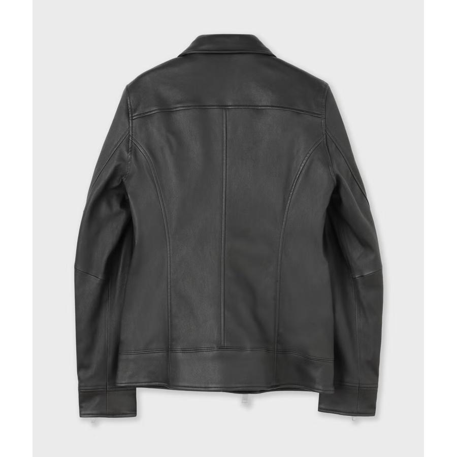 【junhashimoto｜ジュンハシモト】ダブルインナーライダース DOUBLE INNER RIDERS ブラック 羊革 快適 アウター ジャケット【1022620004】 |  | 05