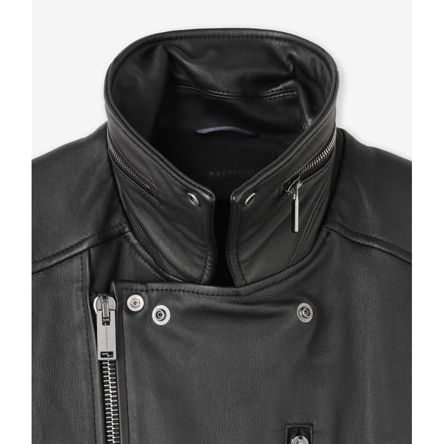 【junhashimoto｜ジュンハシモト】ダブルインナーライダース DOUBLE INNER RIDERS ブラック 羊革 快適 アウター ジャケット【1022620004】 |  | 08