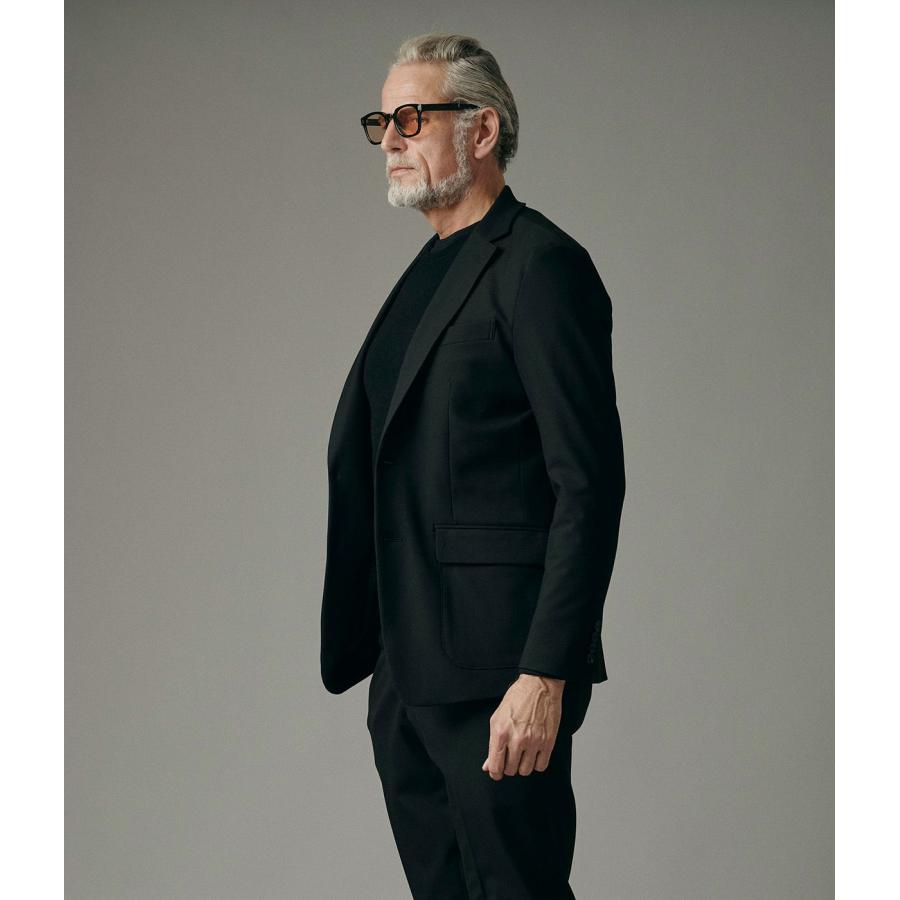 【junhashimoto｜ジュンハシモト】WARM TRAVEL JACKET　トラベルジャケット　ブラック　チャコール　ネイビーチェック　セットアップ【1032520003】 |  | 01