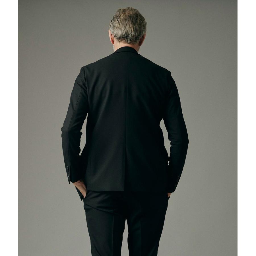 【junhashimoto｜ジュンハシモト】WARM TRAVEL JACKET　トラベルジャケット　ブラック　チャコール　ネイビーチェック　セットアップ【1032520003】 |  | 02