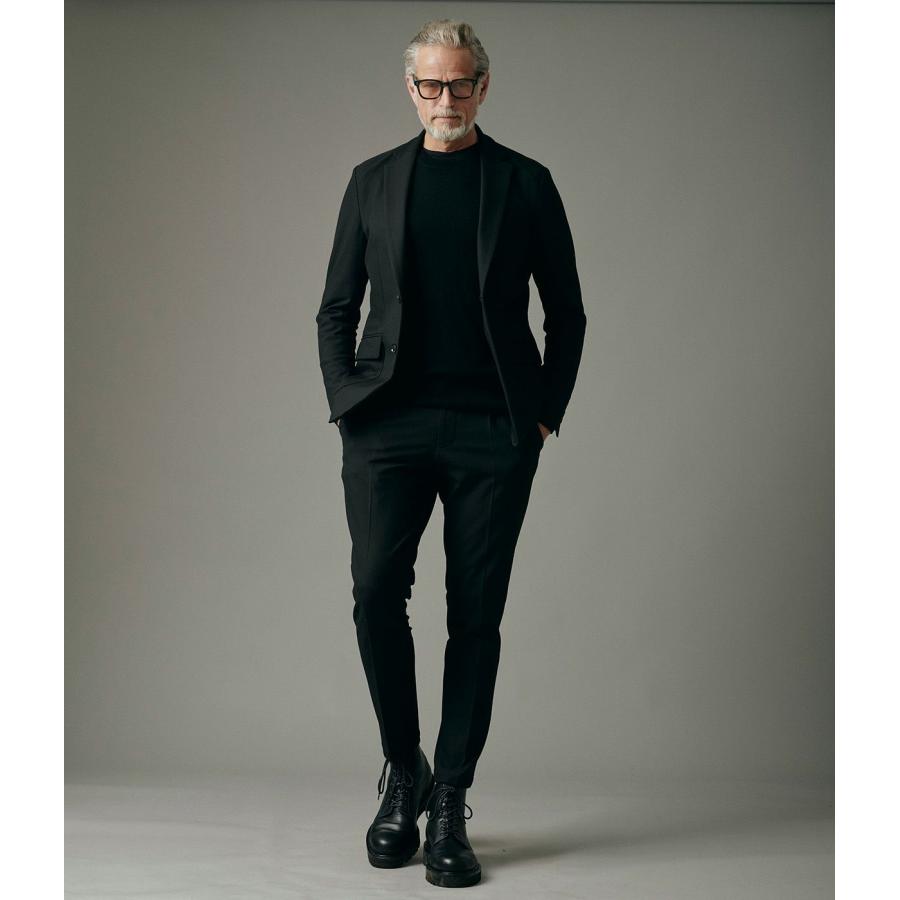 【junhashimoto｜ジュンハシモト】WARM TRAVEL JACKET　トラベルジャケット　ブラック　チャコール　ネイビーチェック　セットアップ【1032520003】 |  | 03