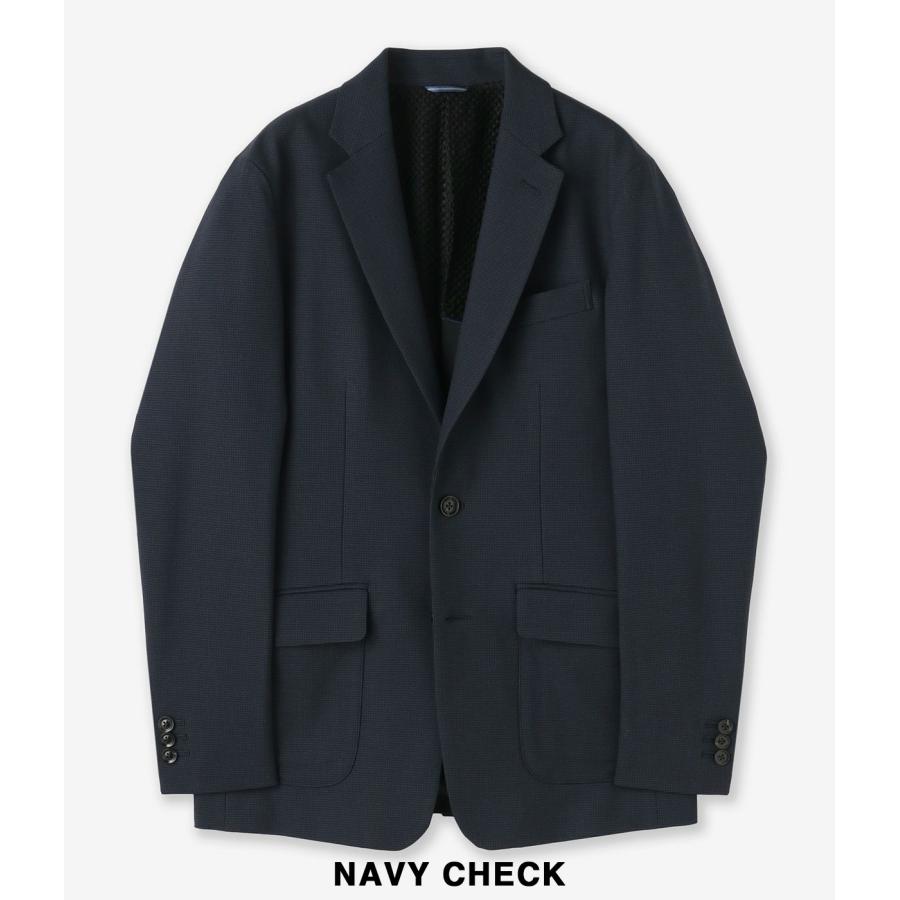 【junhashimoto｜ジュンハシモト】WARM TRAVEL JACKET　トラベルジャケット　ブラック　チャコール　ネイビーチェック　セットアップ【1032520003】 |  | 08
