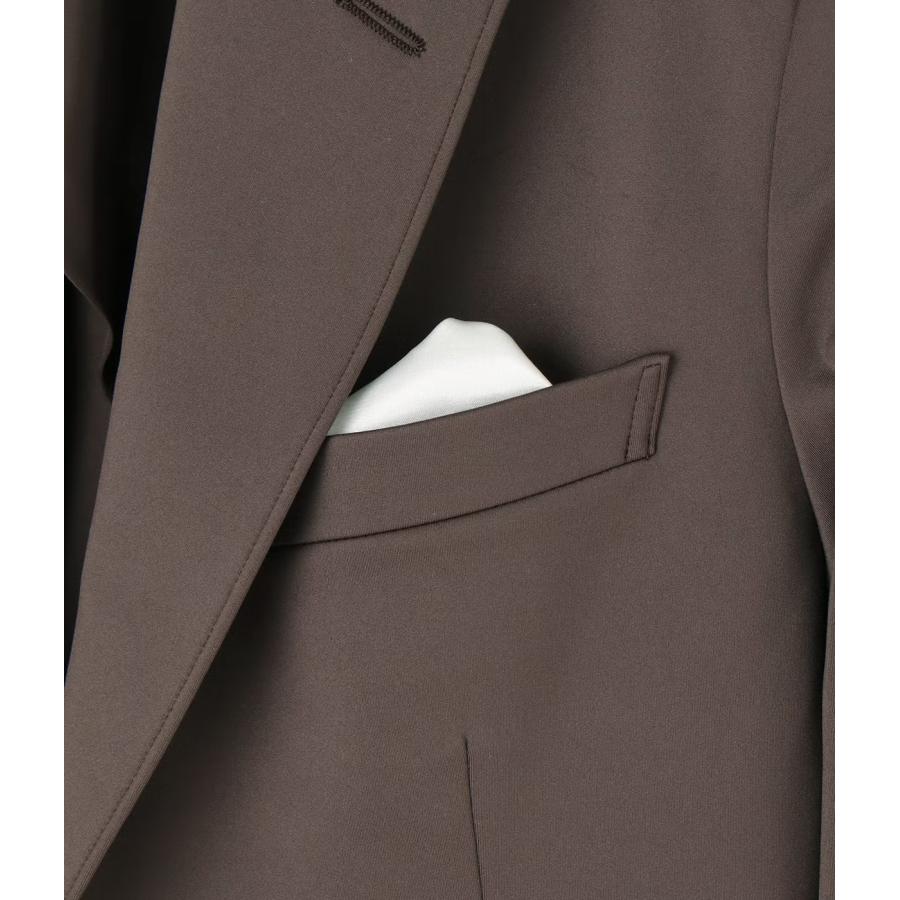 【junhashimoto｜ジュンハシモト】ノッチドラペルツーボタンジャケット NOTCHED LAPEL 2B JACKET カーキ ダークブラウン ナイロン セットアップ【1032620002】 |  | 14