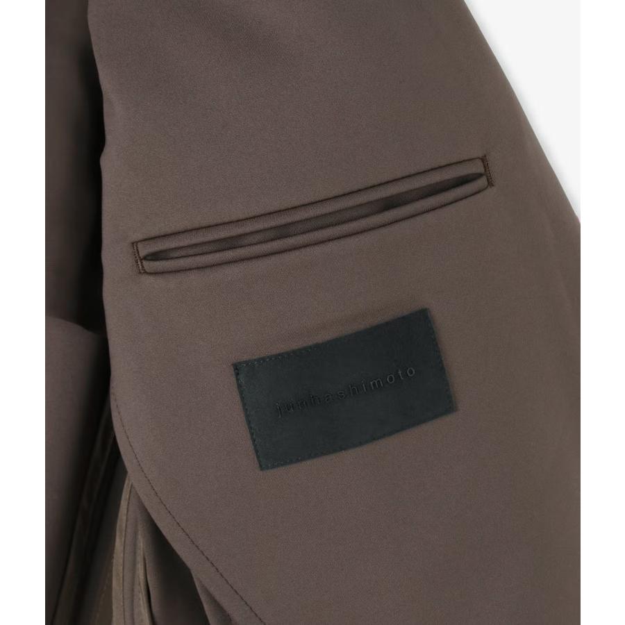 【junhashimoto｜ジュンハシモト】ノッチドラペルツーボタンジャケット NOTCHED LAPEL 2B JACKET カーキ ダークブラウン ナイロン セットアップ【1032620002】 |  | 19