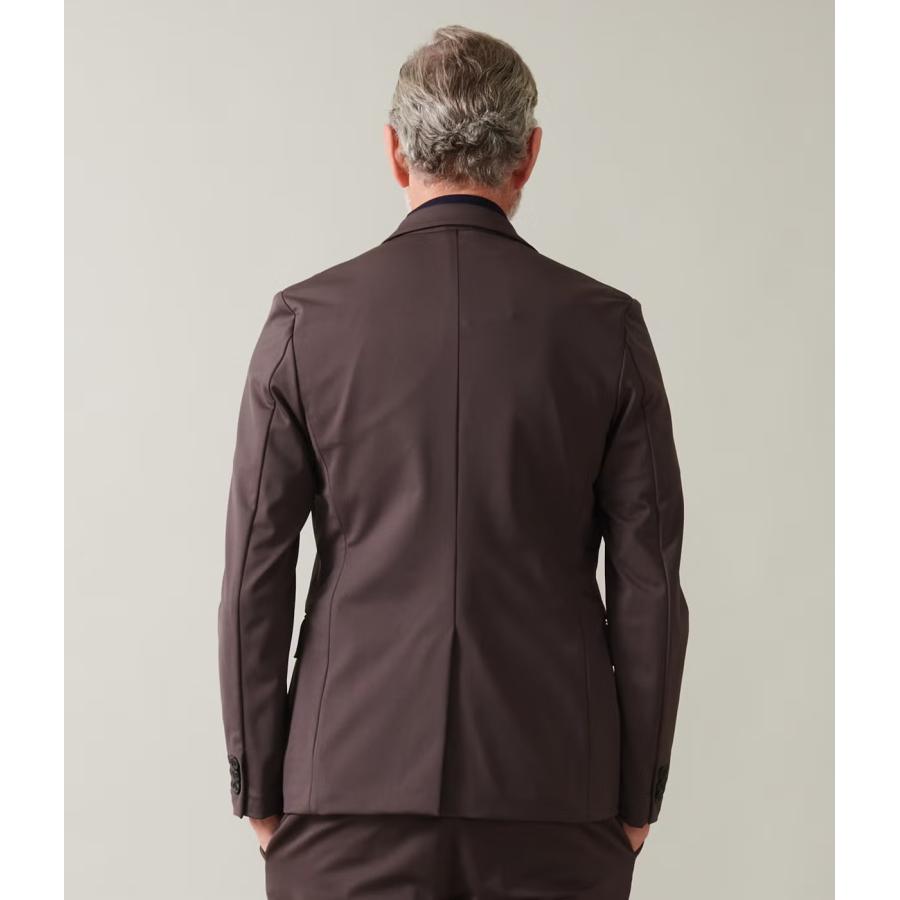 【junhashimoto｜ジュンハシモト】ノッチドラペルツーボタンジャケット NOTCHED LAPEL 2B JACKET カーキ ダークブラウン ナイロン セットアップ【1032620002】 |  | 02